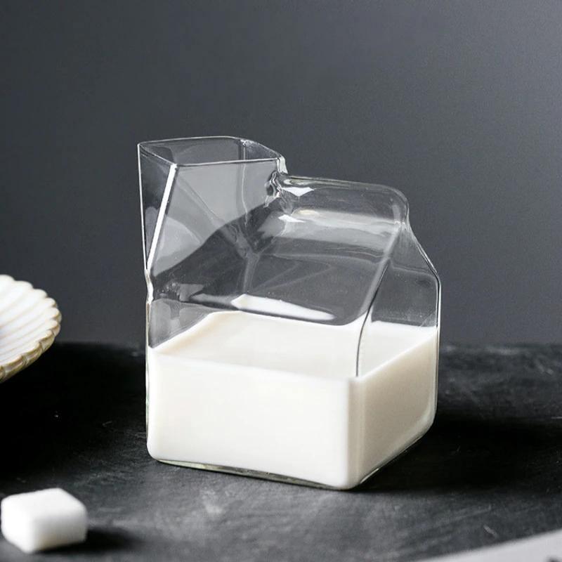 Glass Brew Cube with Glass Straw