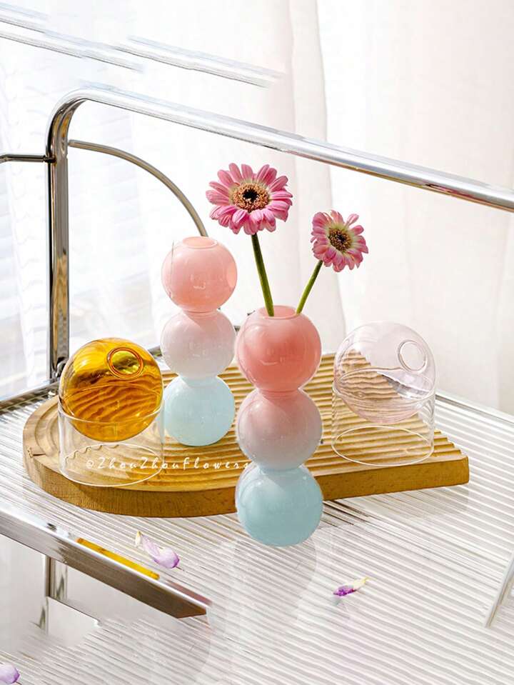 Cater Glass and Plant Pot