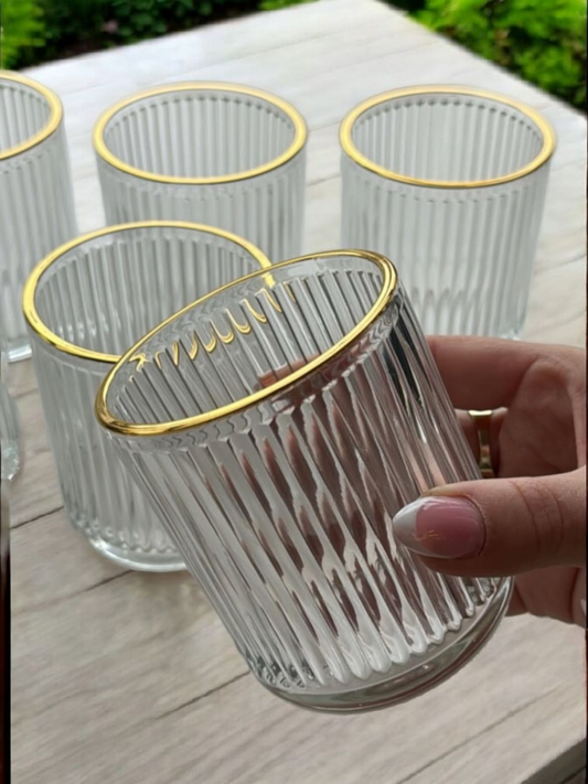 Golden Ridge Glass Set - Set of 6