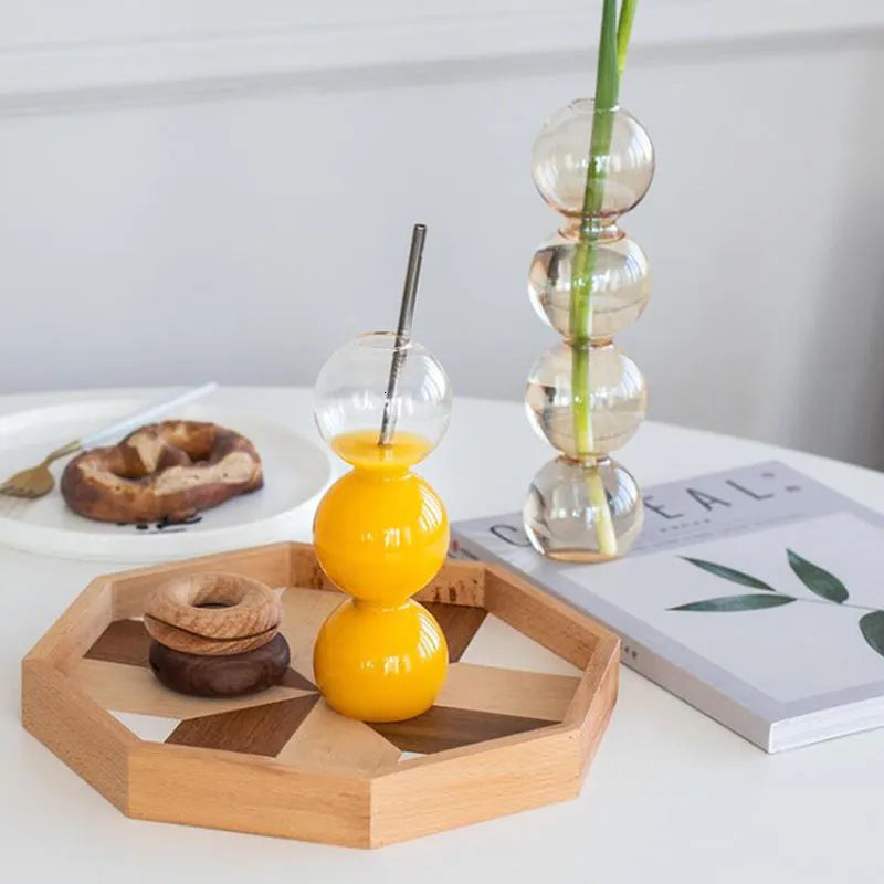 Cater Glass and Plant Pot