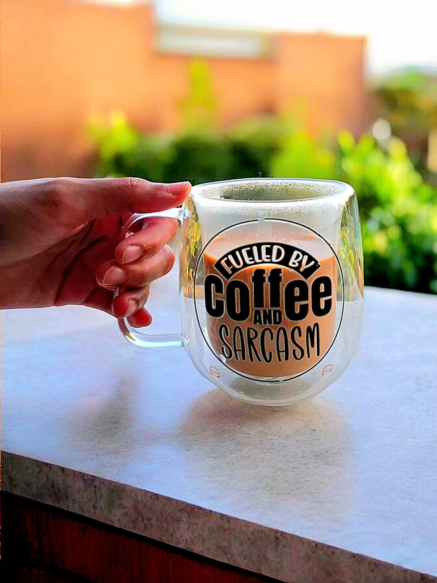 Rectango - Coffee and Sarcasm Printed Mug