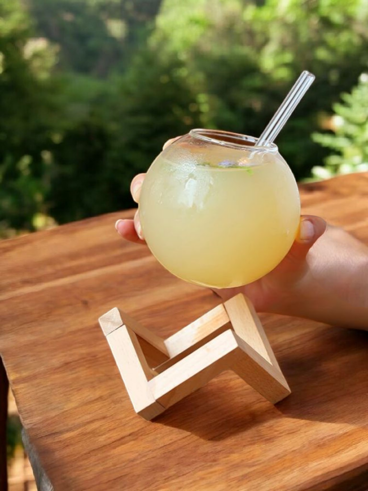 Zenbrew Glass with Wooden Stand