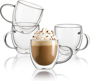 Double Walled Glass Cup - 250 M - Bundle Pack