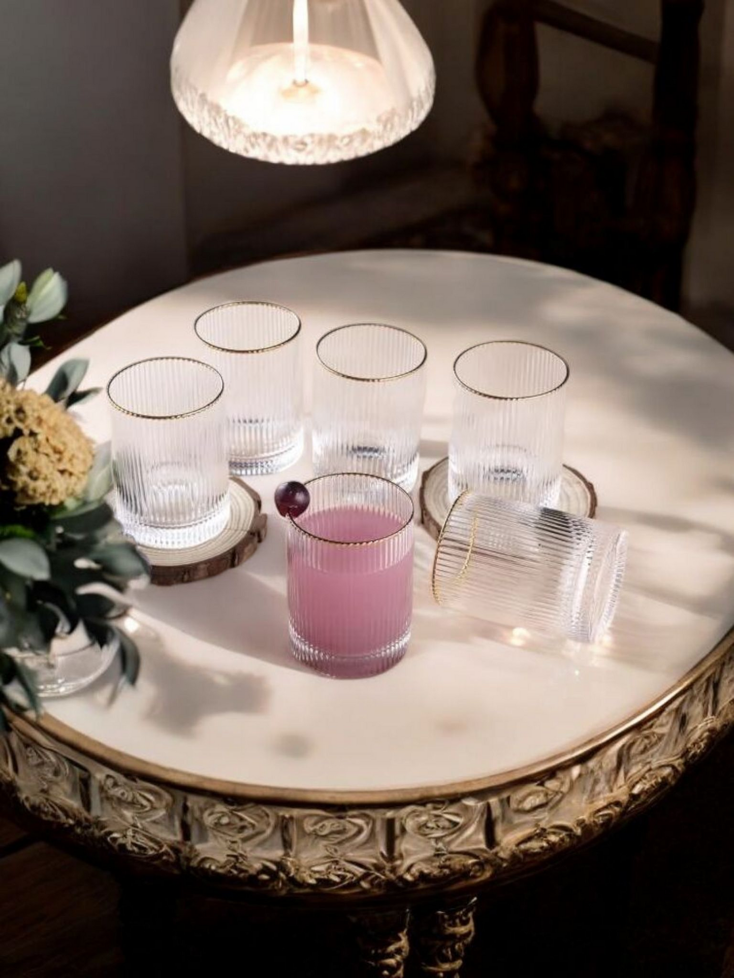 Golden Ridge Glass Set - Set of 6