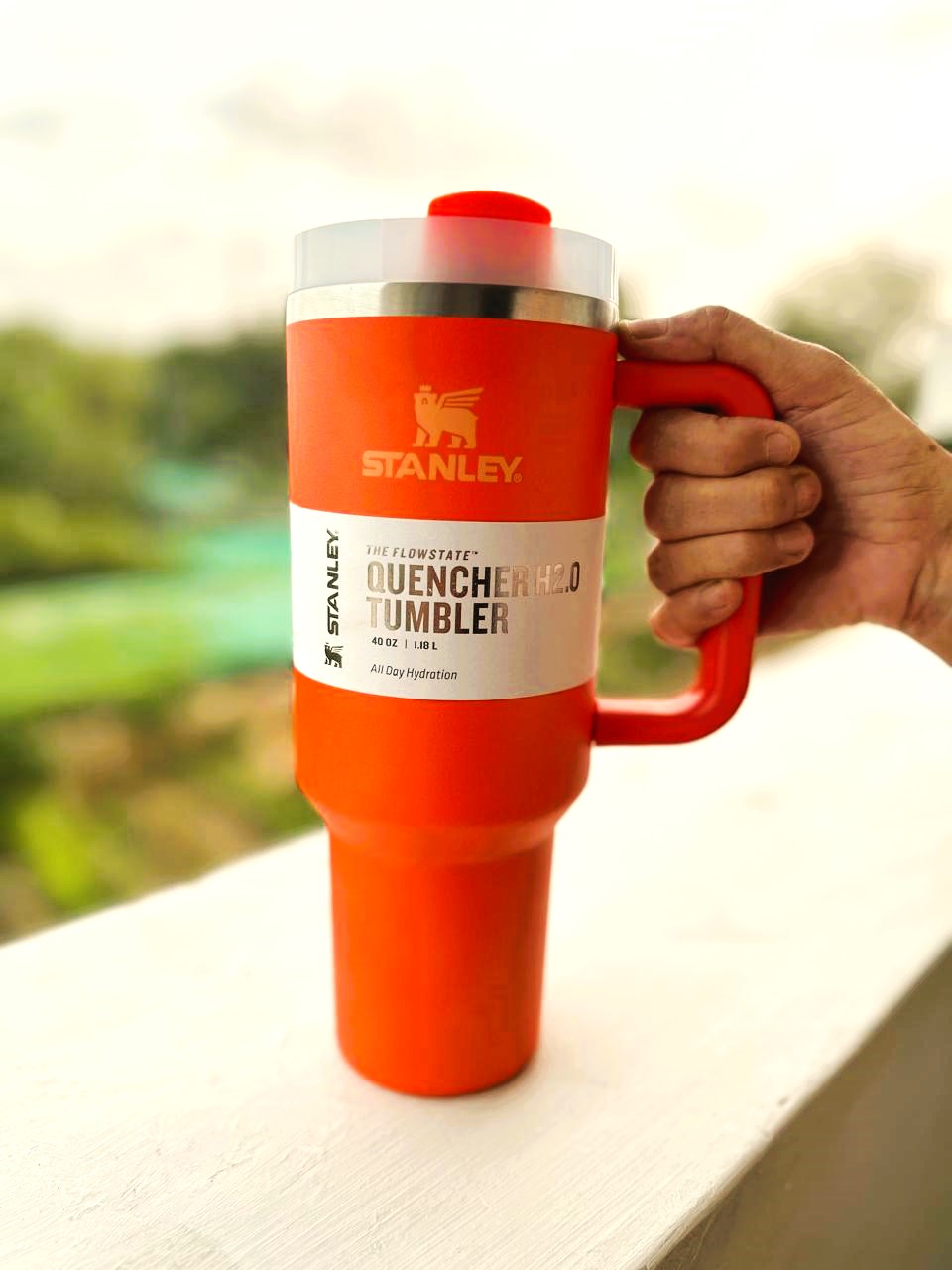 Stanley 1.20 L | Orange The Quencher H2.0 FlowState™ Tumbler | 40 OZ