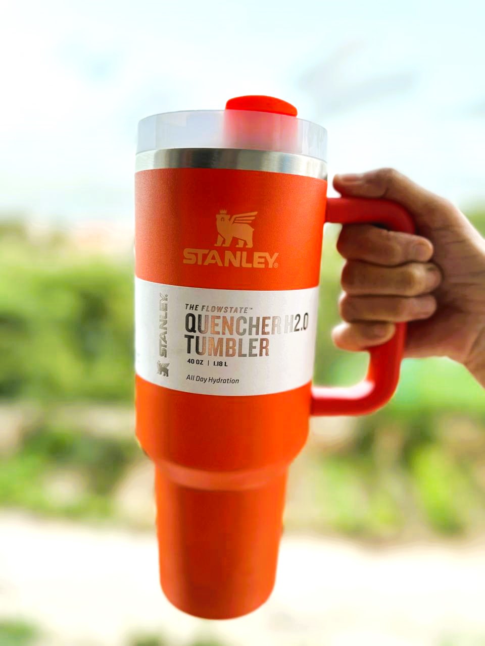 Stanley 1.20 L | Orange The Quencher H2.0 FlowState™ Tumbler | 40 OZ