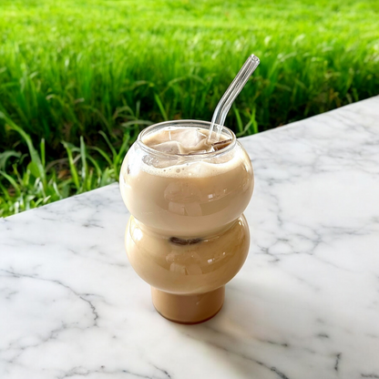 Double Bubble Bounty Glass