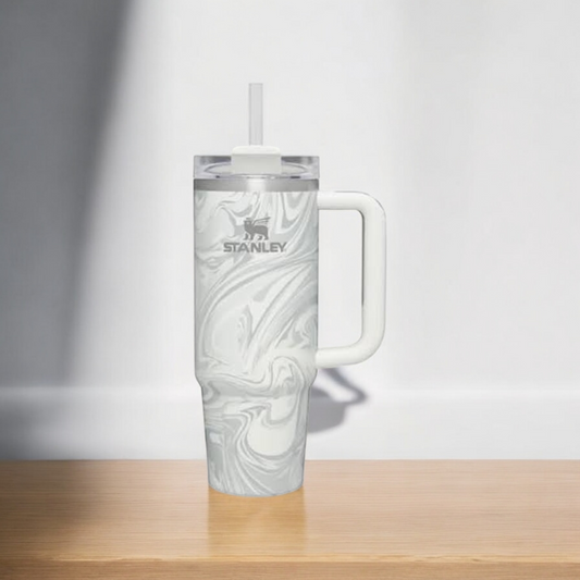 Stanley 1.20 L | Grey Swirl The Quencher H2.0 FlowState™ Tumbler | 40 OZ (Special Edition )