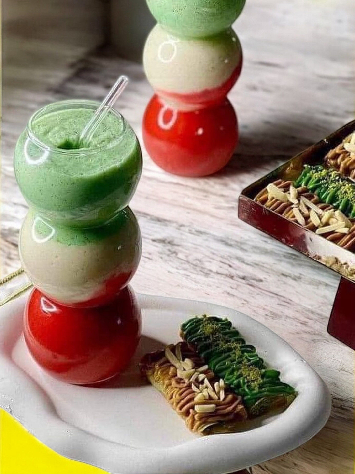 Tripple Twist Cater Gulp Glass