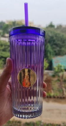 Gradient Glass Cup - Purple