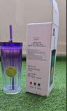 Gradient Glass Cup - Purple