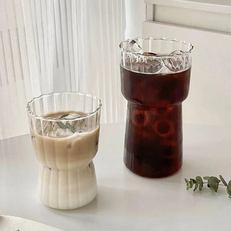 Retro Classic Charm Glass Cup