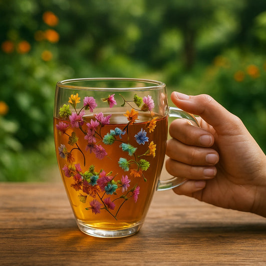 Tea Blossom Double Wall Mug