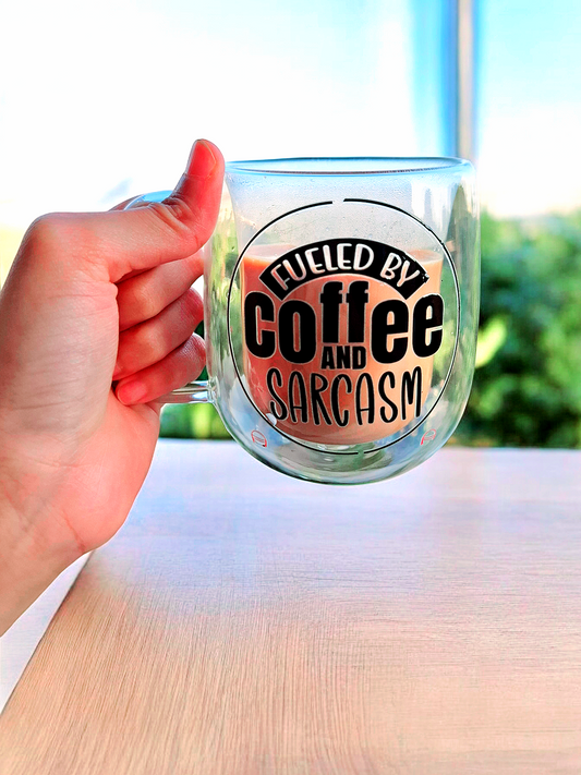 Rectango - Coffee and Sarcasm Printed Mug