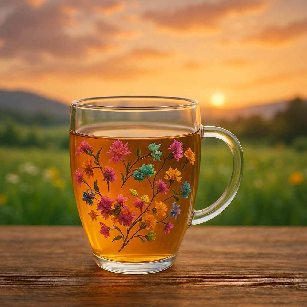 Tea Blossom Double Wall Mug