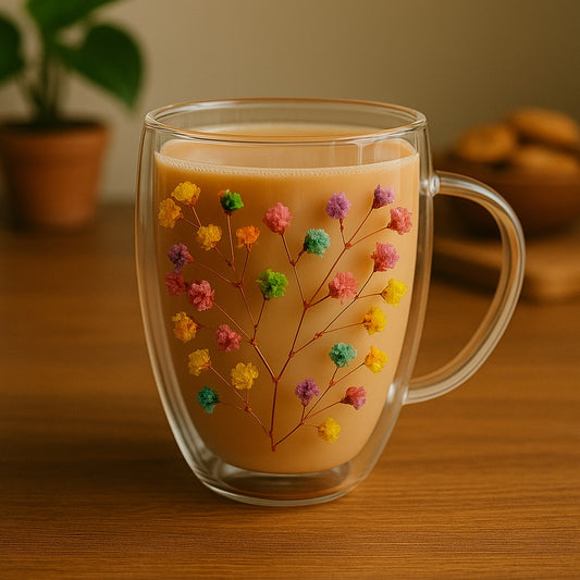 Floral Muse Double Wall Mug